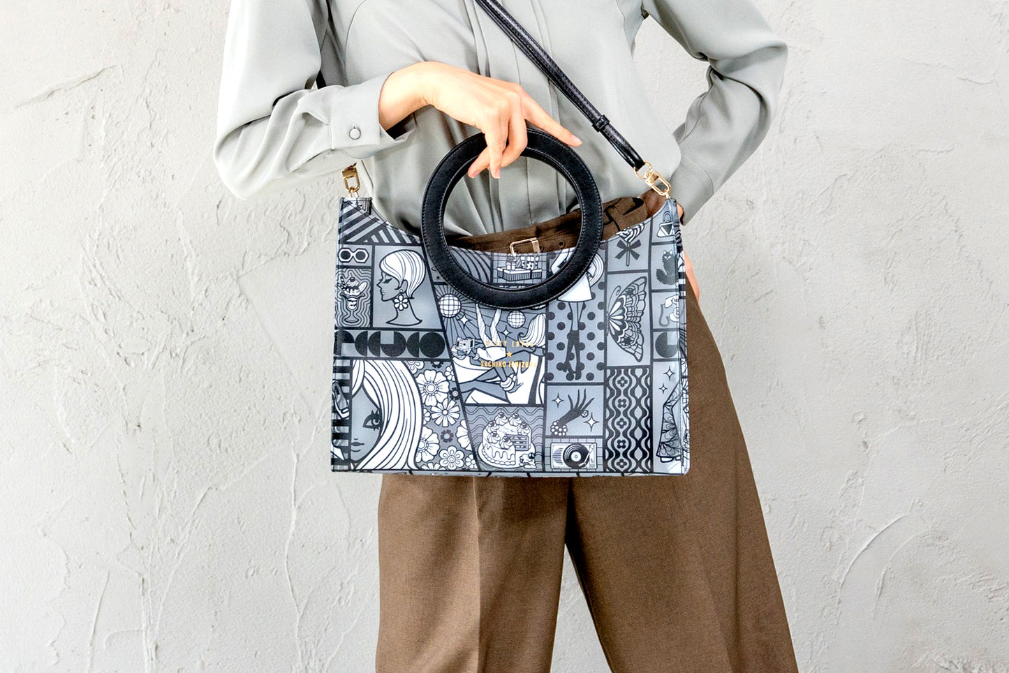 MISTY LAYER Tote bag i (Ring) SACHI KO ISHIZUKA collaboration model