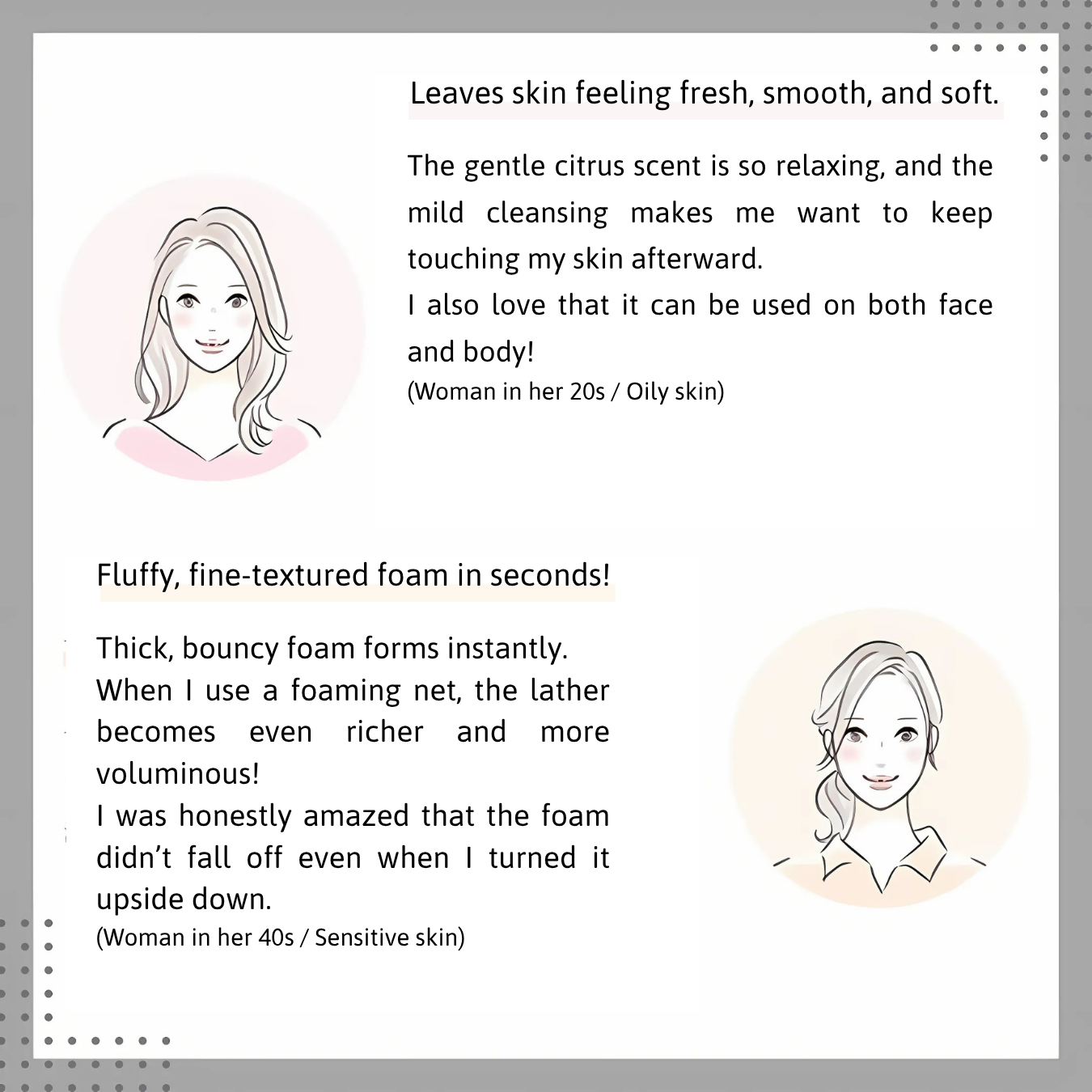 LUCIA Esthetic Skin Soap Set (3 Soaps with Foaming Net)