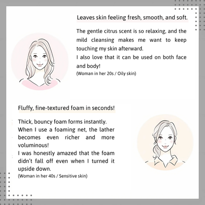 LUCIA Esthetic Skin Soap Set (3 Soaps with Foaming Net)